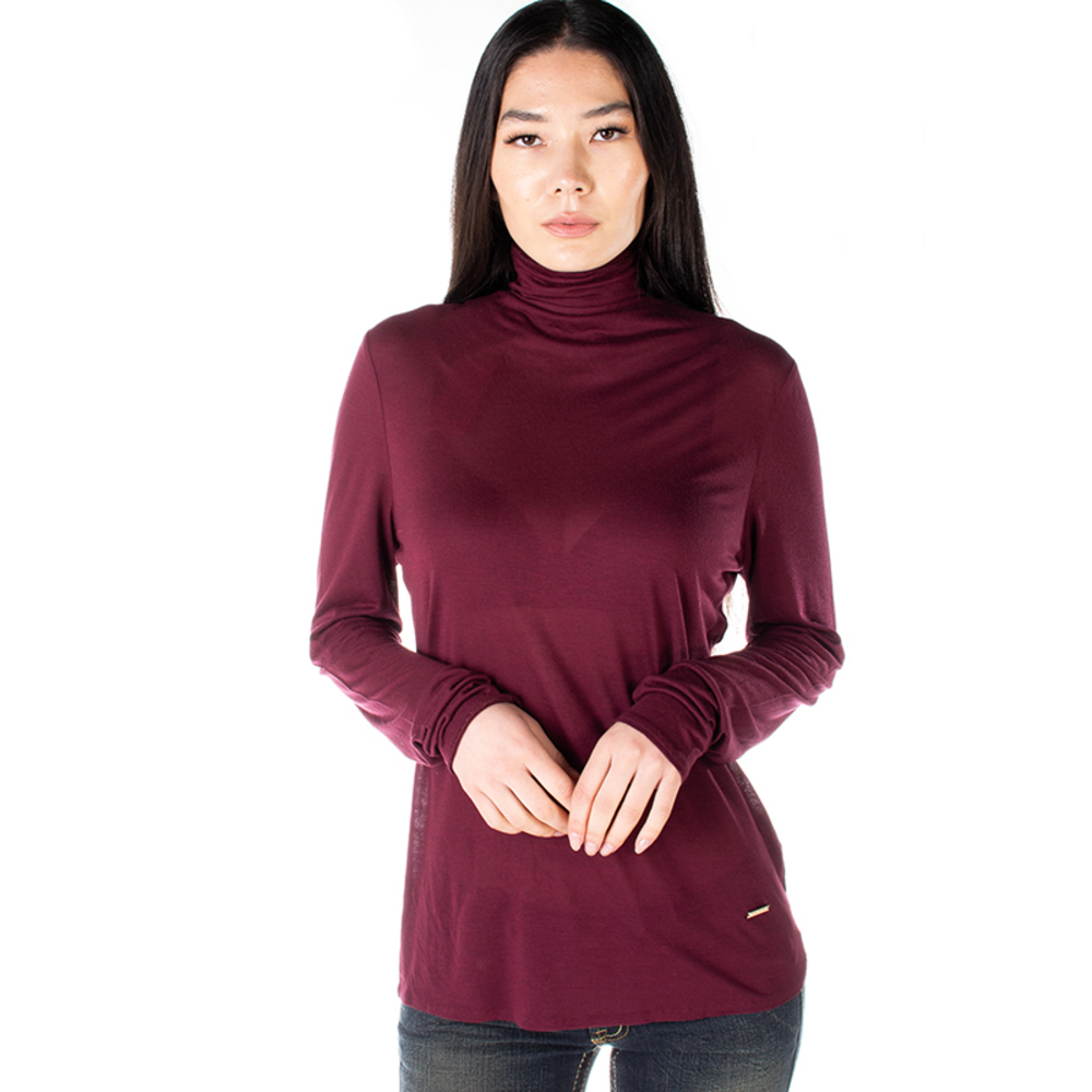 TORY BURCH PLUM BLOUSE | WOMENS SIZE L